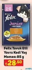 FELİX TAVUK ETLİ YAVRU KEDİ YAŞ MAMASI 85 G